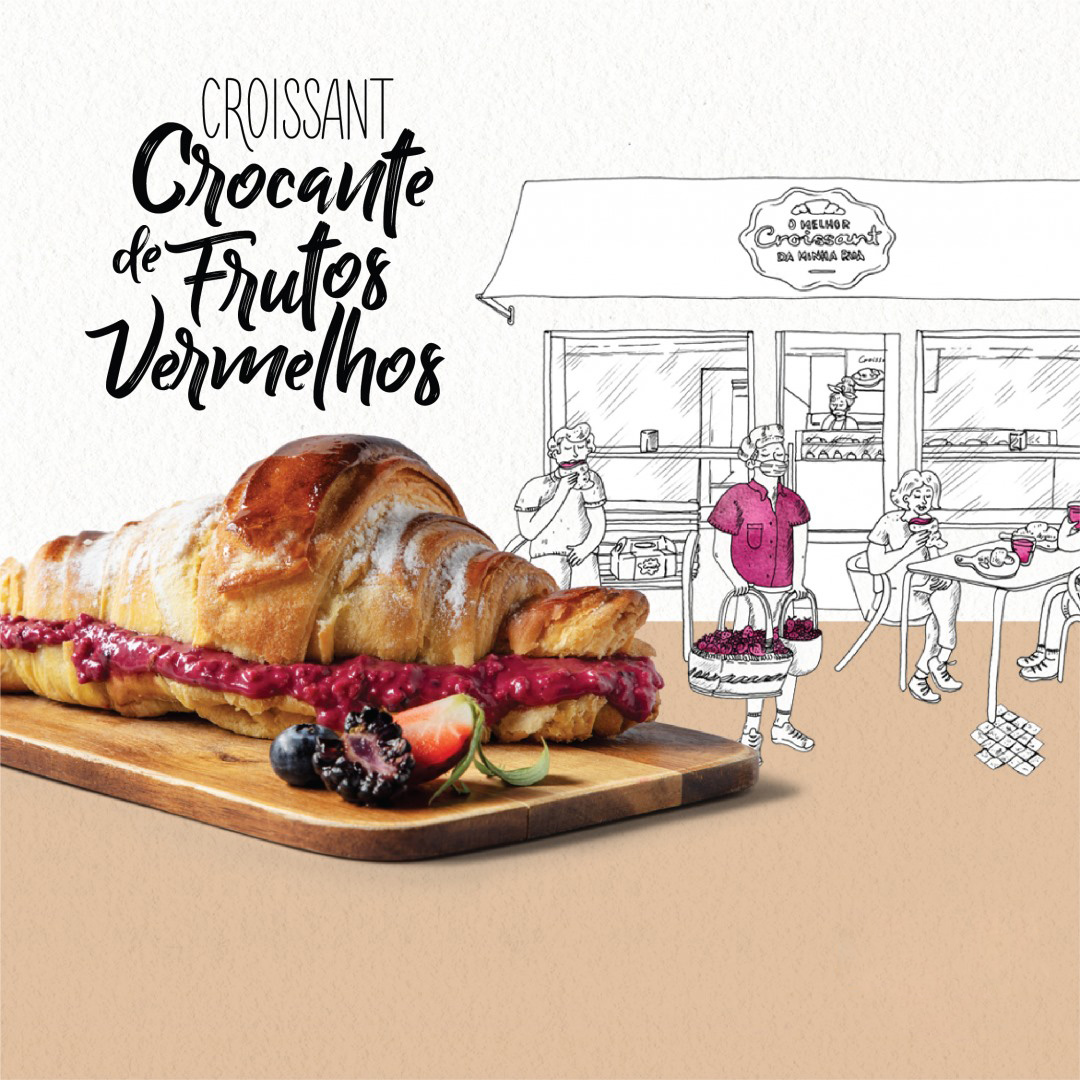 Um croissant muito crrrrocante!