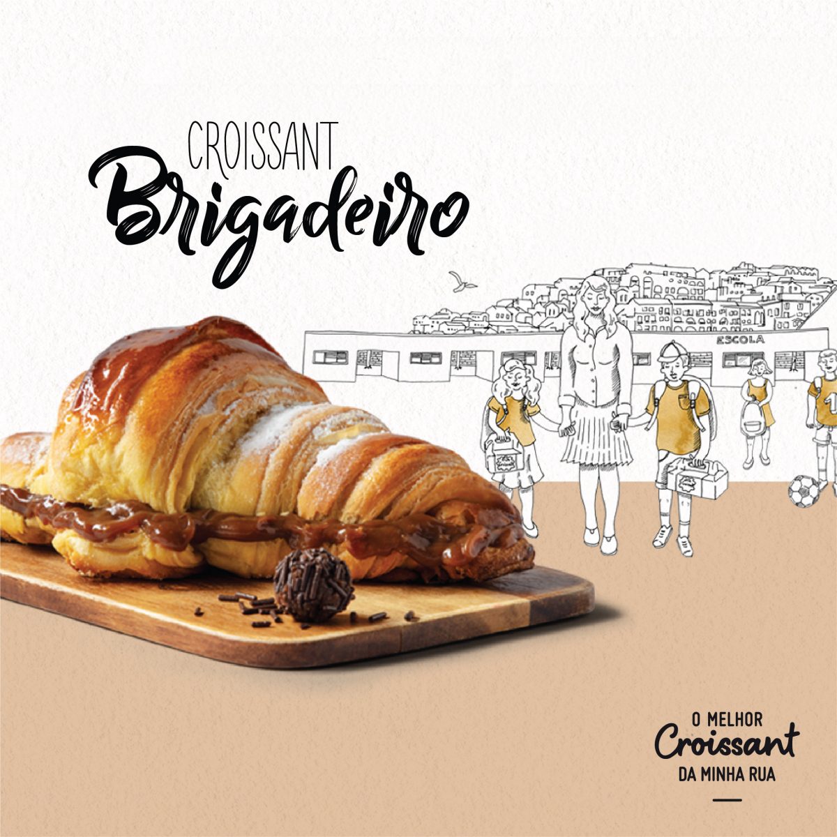 Croissant Brigadeiro