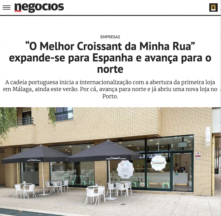 Hola España! Olá Porto! A nossas novas lojas já dão que falar no Jornal de Negócios.